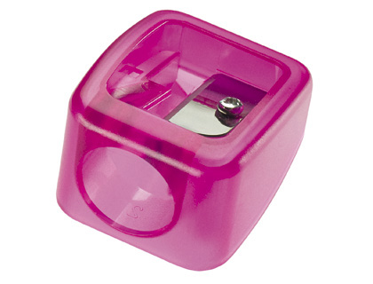 Sacapuntas m+r plastico para ceras gruesas de 16m 1 uso colores surtidos