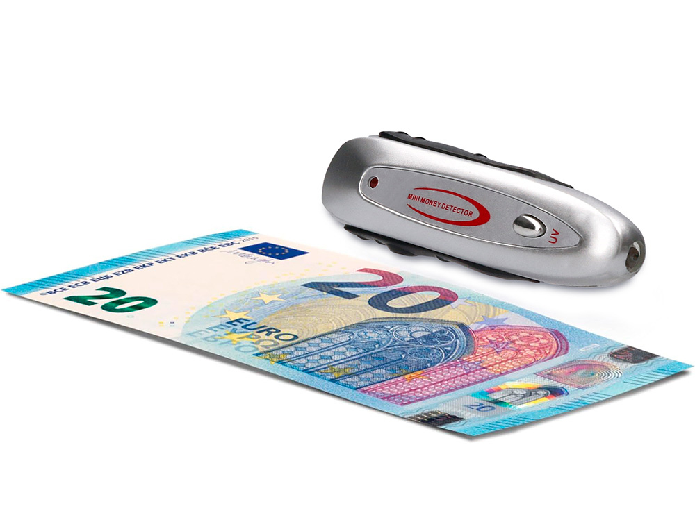 Detector q-connect de billetes falsos de bolsillo