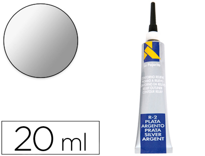Contorno relieve la pajarita plata r-2 tubo 20 ml