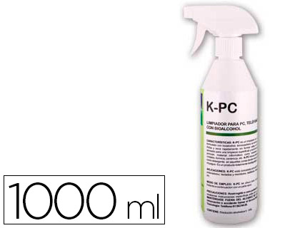 Limpiador spray bactericida botella de 1000 ml