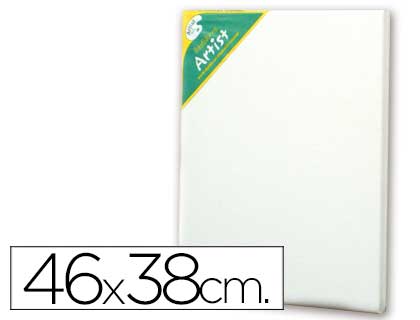 Bastidor artist 8f lienzo grapado trasero algodon 100% 46x38 cm