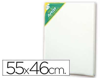 Bastidor artist 10f lienzo grapado trasero algodon 100% 55x46 cm
