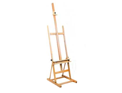 Caballete pintor artist estudio madera 47x54x185cm