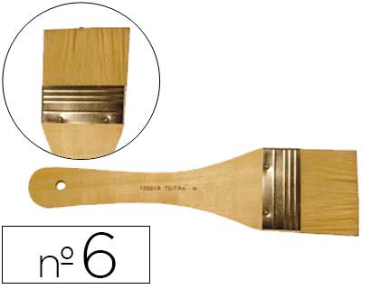 Pincel oleo artist de cerda paletina nº 6 65 mm