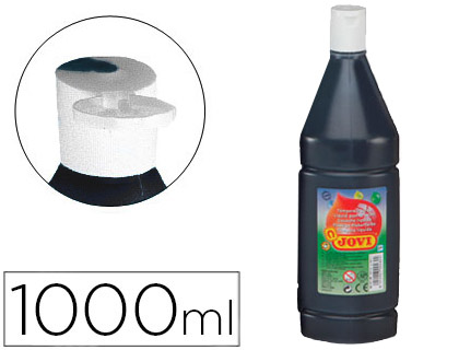 Tempera liquida jovi escolar 1000 ml negro