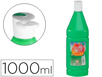 Tempera liquida jovi escolar 1000 ml verde medio