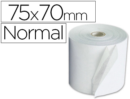 Rolo branco q-connect electra 75x70x11mm 60 grs