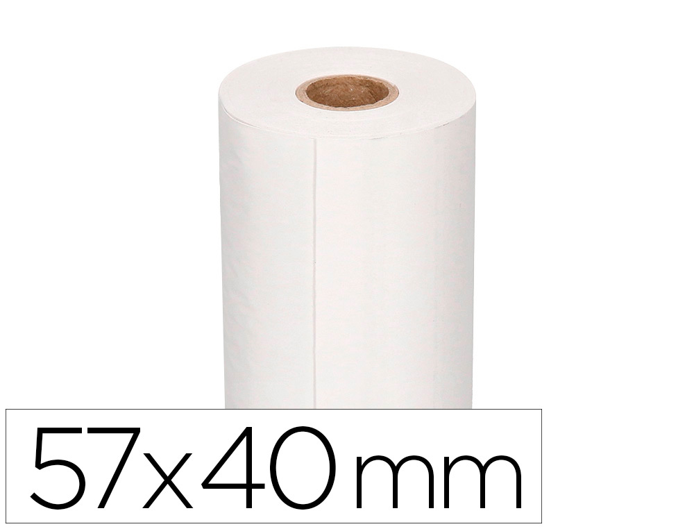 Rollo sumadora q-connect termico 57x40x11 mm 58 gr sin bisfenol a