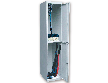 Taquilla metalica ar storage 50x180x40 cm 2 puertas con llave color gris inicial