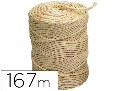 Cuerda sisal 3 cabos liderpapel rollo 1 kg