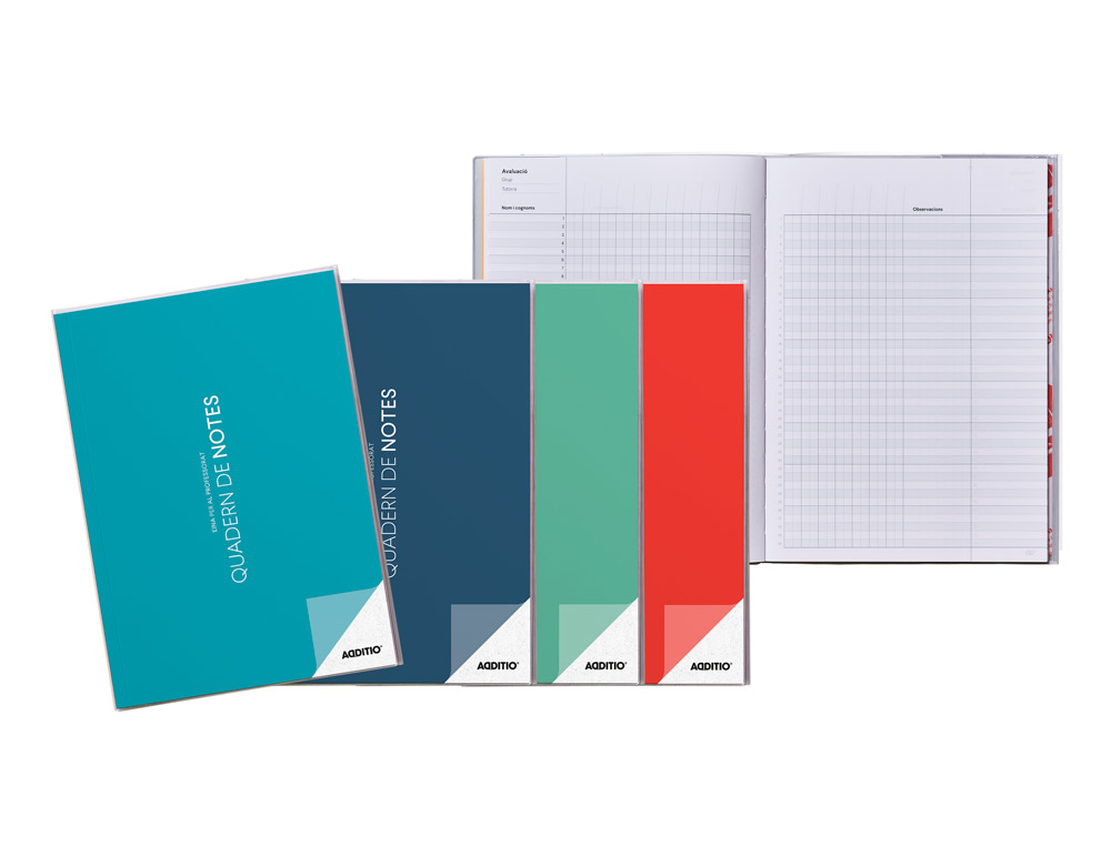 Cuaderno de notas additio a4 evaluacion continua catalan