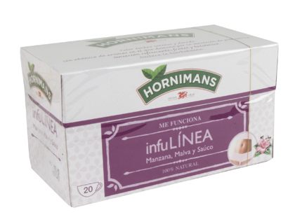 Te hornimans infulinea manzana malva y sauco caja de 20 bolsas