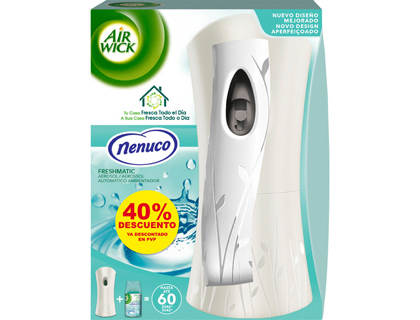 Ambientador spray automatico air wick freshmatic incluye recambio