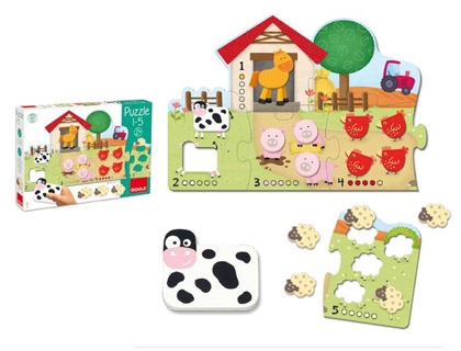 Puzle goula 1-5 21 piezas