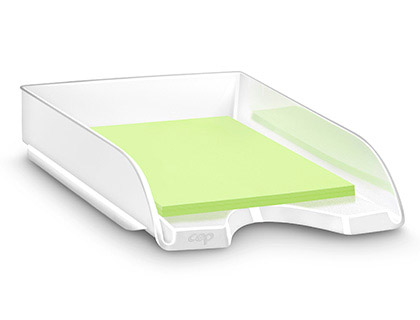 Bandeja sobremesa cep plastico blanca 257x348x66 mm