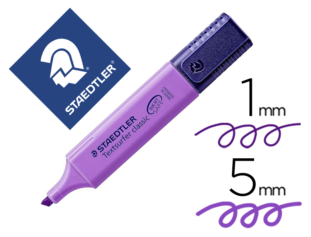 Rotulador staedtler textsurfer classic 364 fluorescente violeta