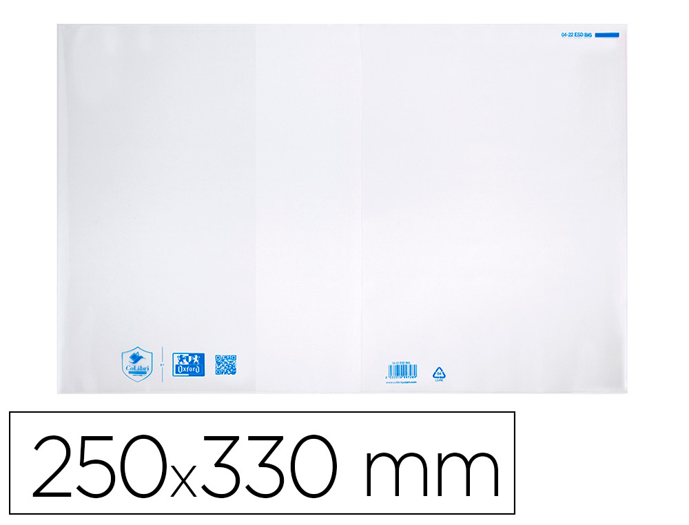 Funda para libros colibri eco shield mini 250x330 mm