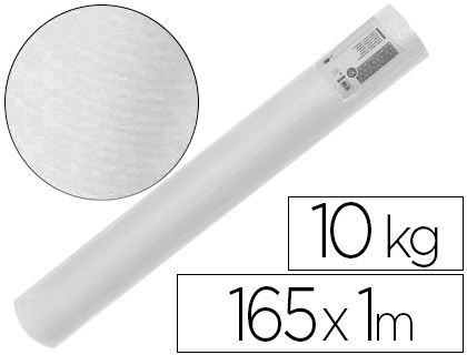 Papel kraft verjurado liderpapel blanco ancho 1mt longitud 165 mt gramaje 60 gr peso 10 kg