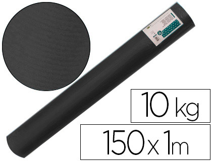 Papel kraft verjurado liderpapel negro ancho 1 mt lomgitud 150 mt gramaje 65 gr peso 10 kg