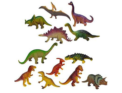 Juego miniland dinosaurios 12 figuras