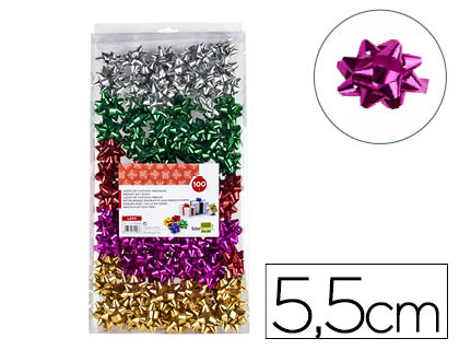 Lazo liderpapel fantasia mediano metalizados colores surtidos