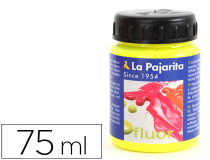 Pintura acrilica la pajarita f-01 amarillo canario 75ml