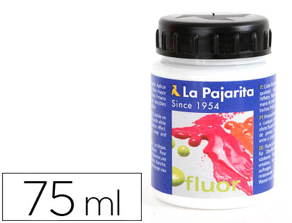 Pintura acrilica la pajarita f-00 blanco fluorescente 75ml