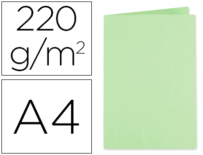Subcarpeta cartulina exacompta din a4 verde 220 gr