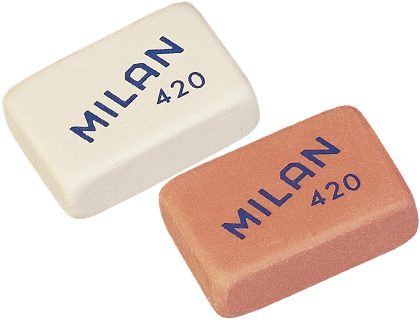 Goma de borrar milan 420 unidad