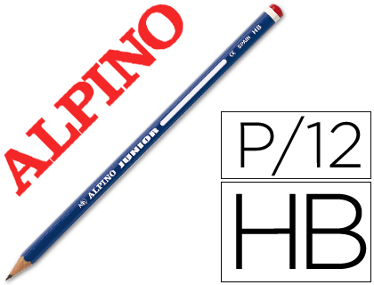 Lapices de grafito alpino junior unidad