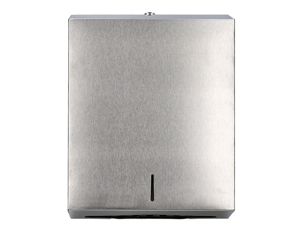 Dispensador q-connect de toallitas de papel acero inoxidable 283x100x365 mm