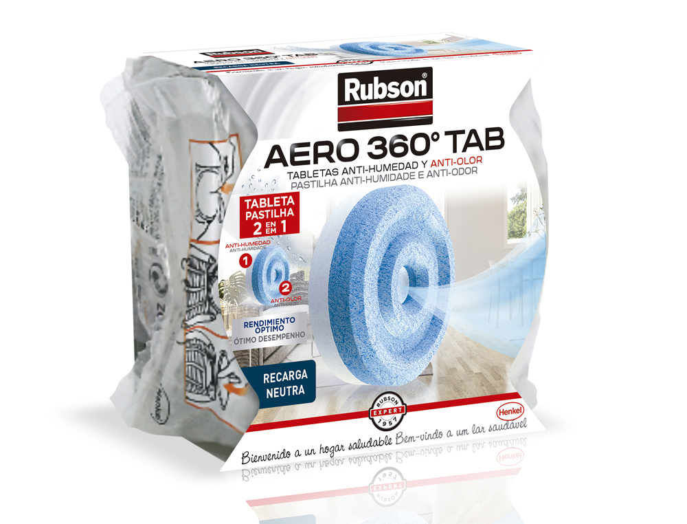Recambio pastilla deshumidificador rubson aero 360º