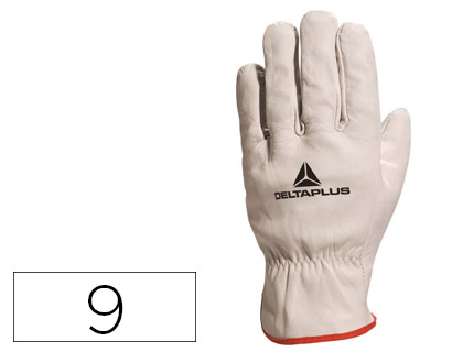 Guantes deltaplus piel vacuno especial para todo tipo de trabajos el mas vendido del mercado talle 9