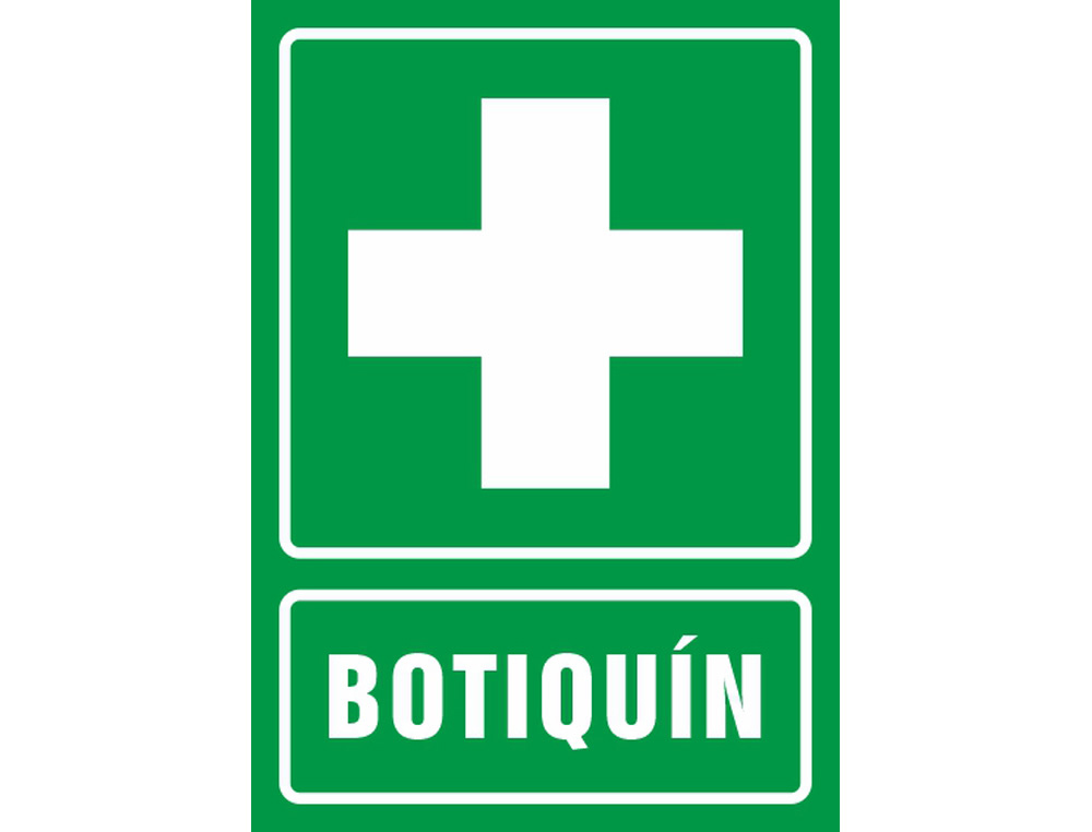 Pictograma syssa señal de botiquin en pvc 210x297 mm