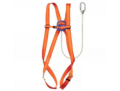 Arnes faru proteccion anticaidas basico con cuerda incorporada de 1 m de largo