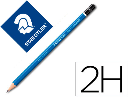 Lapices de grafito staedtler mars lumograph 100 2h unidad