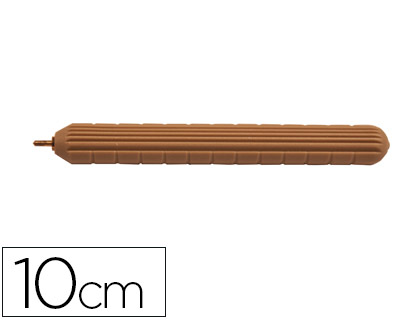 Punzon faibo plastico imitacion madera con punta de acero latonado