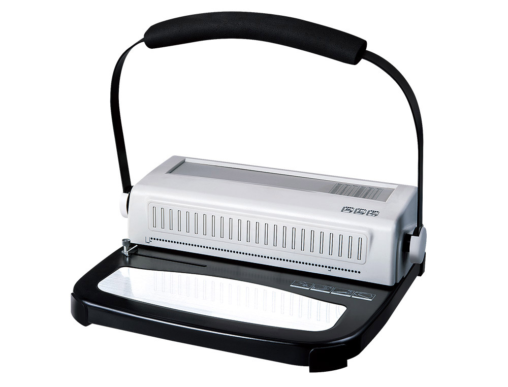 Encuadernadora para espiral yosan 64u paso 5:1 perfora 20 hojas tamaño din a4 encuaderna hasta 450 hojas