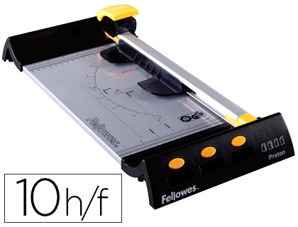 Cizalla fellowes neutron plus a4 de rodillo hasta 10 hojas 80 gr
