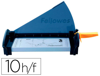 Cizalla fellowes fusion a4 de palanca hasta 10 hojas 80 gr