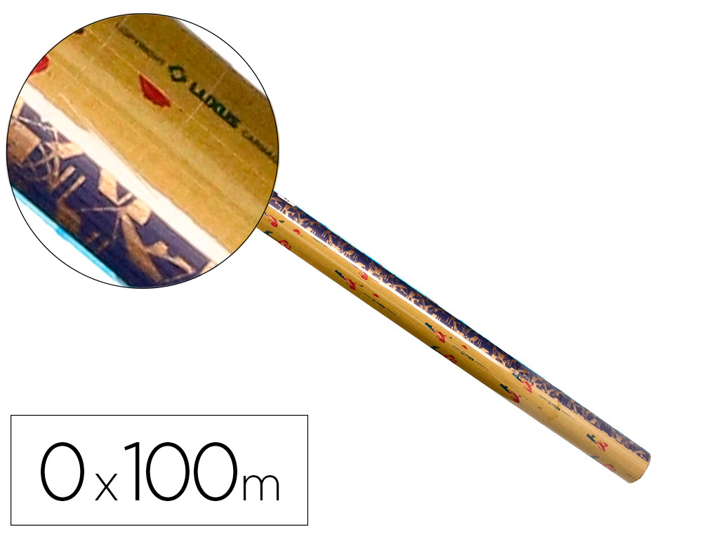 Papel fantasia luxus kraft ancho 70 cm longitud 1 mt rollo de 10 hojas surtidas