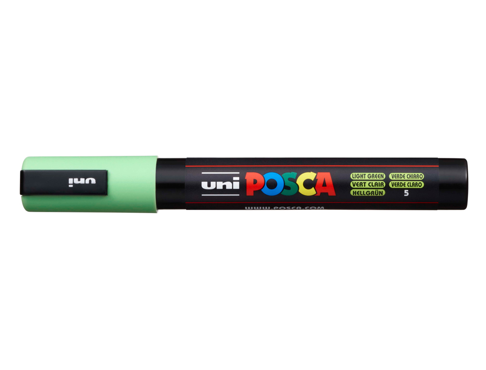 Rotulador uni posca pc-5m verde claro