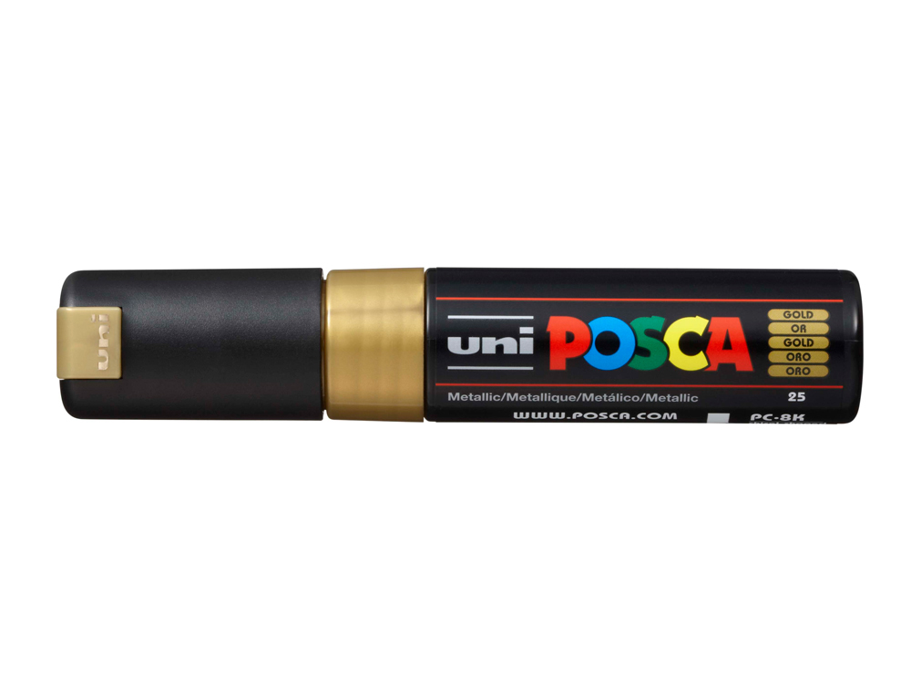 Rotulador uni posca pc-8k oro metalico