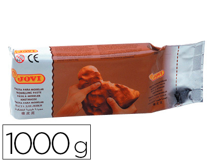 Pasta para modelar jovi 1000 gr terracota